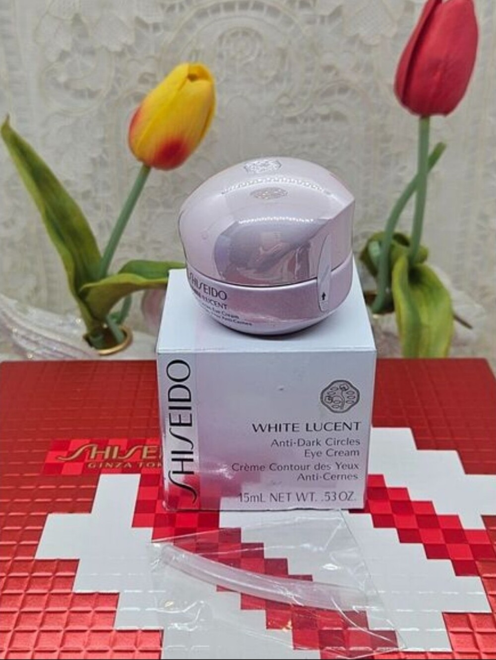 Shiseido White Lucent AntiDark Circles Eye Cream O.5oz NIB